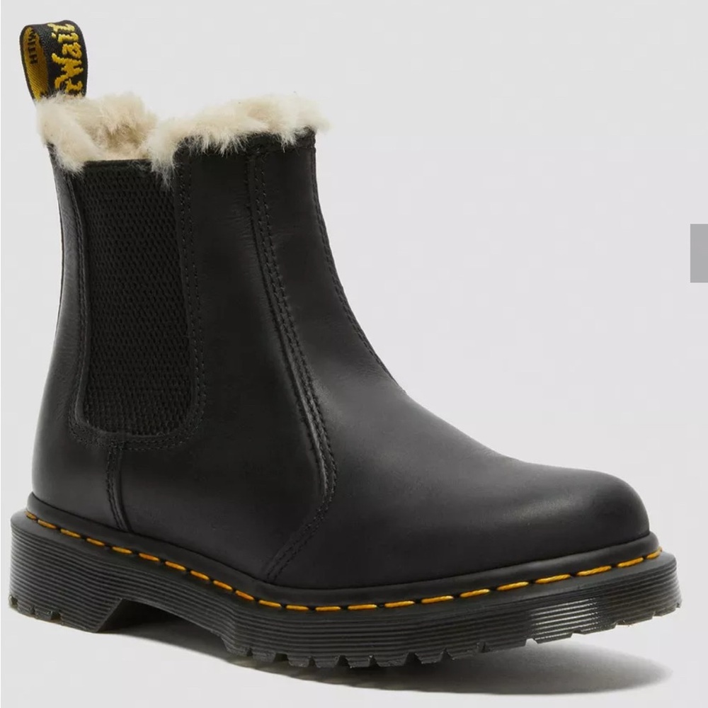 Dr. Martens Faux Fur Lined Chelsea Boots